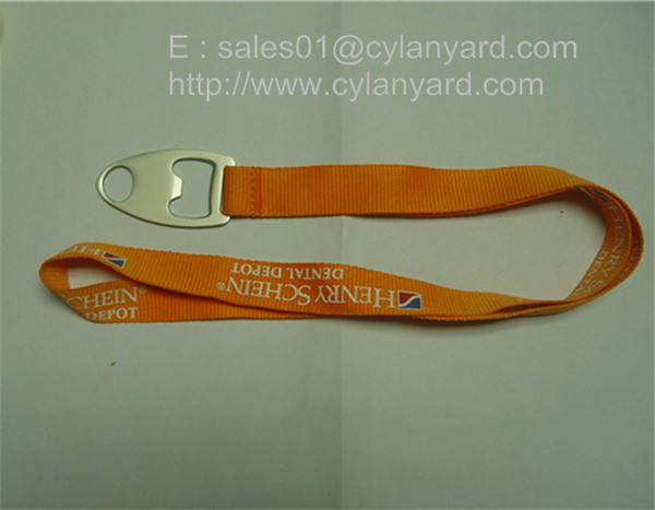 metal beer bottle opener lanyards