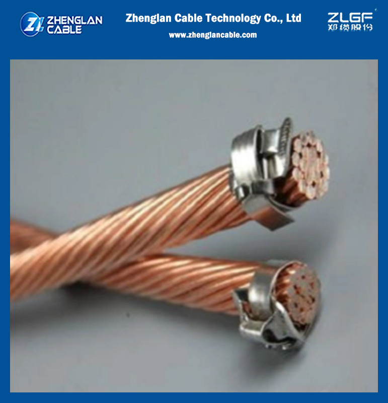 19#8AWG Copper Clad Steel Conductor ASTM Standard 30% Conductivity