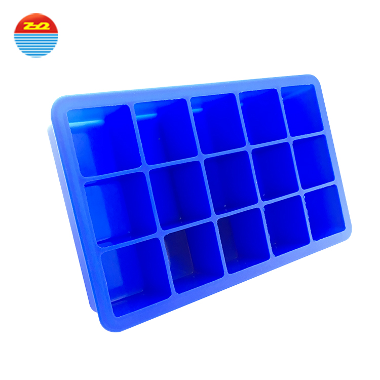 Cool Flexible Easy Release Large Wholesale Make Your Own Custom Personalized Silicone Rubber Mold Ice Cube Trays for Mini Fridge
