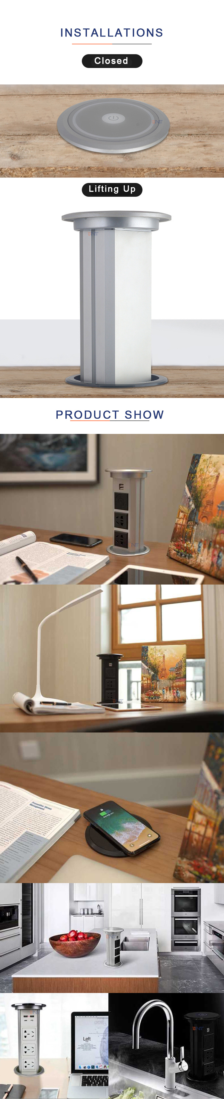 Motorised Pop up Socket 2 13amp Plugs 2 Usb Chargers Speaker Origin Type Place Model Tabletop Voltage Current Rated