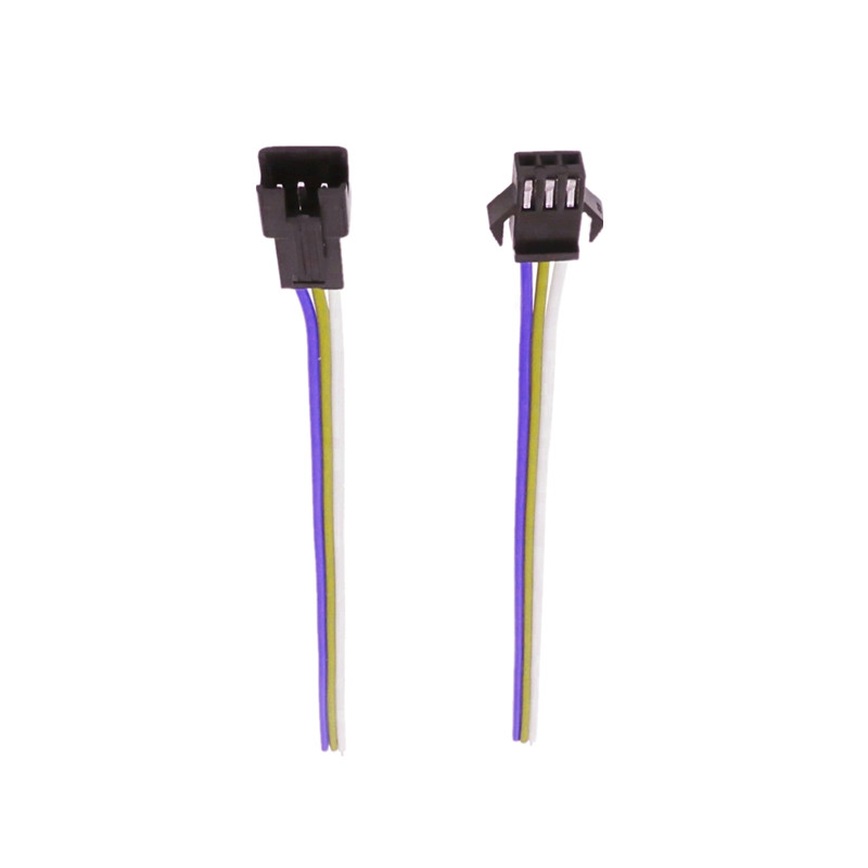 Fire Retartent Electrical Wiring Harness JST SM 2Pins For LED Strip