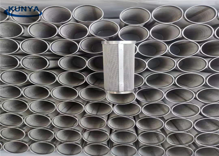 7 25 10 30 5 Titanium 100um Stainless Steel Filter Element Terp Perforated Tube