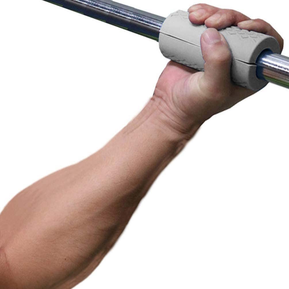 Soft Silicone Barbell Grips Fit Standard Barbell Dumbell Handles Bar Grips For Weightlifting