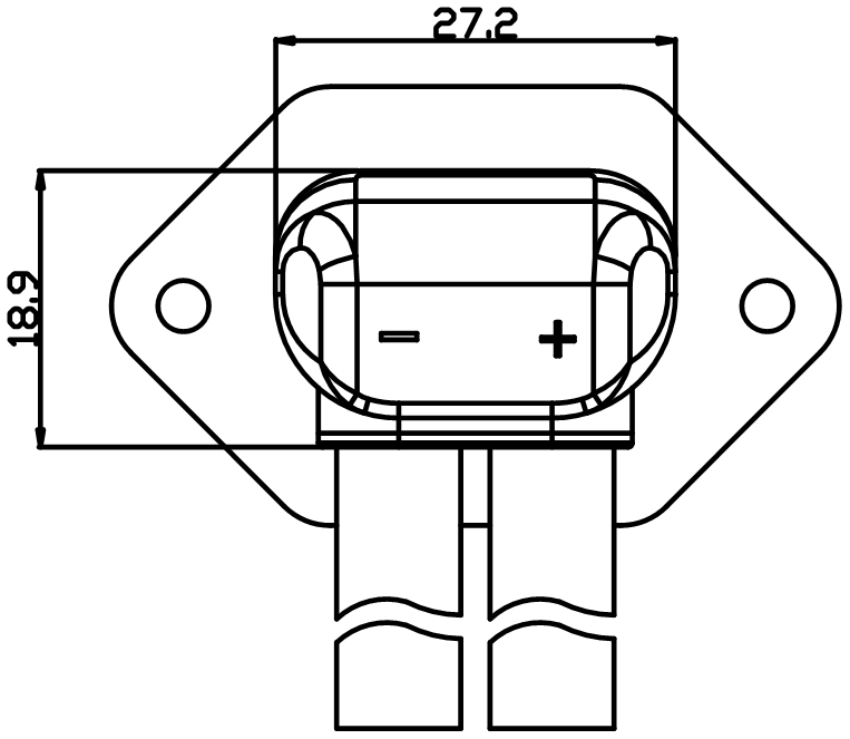 AC100A Electric Vehicle Yacht Ship Charging Lithium Battery Replacement Connector