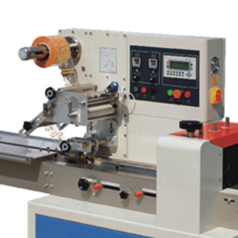 Multi-function down-walking paper belt pillow packing machine for all kinds of regular object packaging castors screw