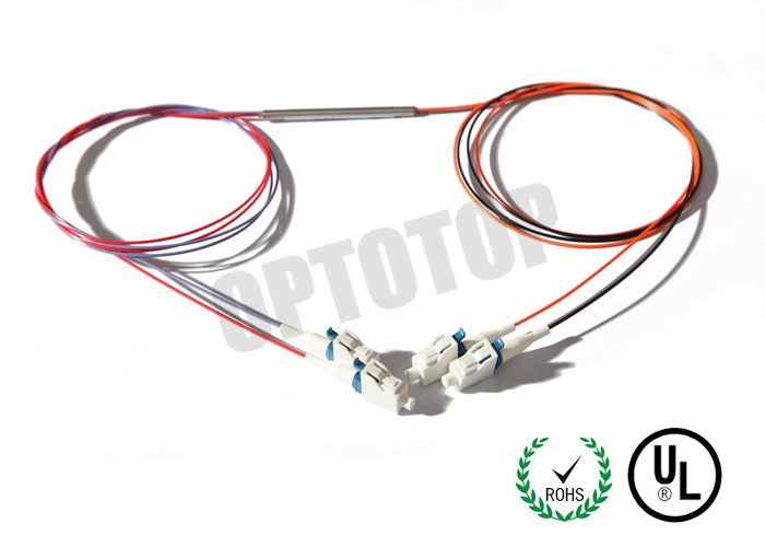 Professional Custom Single Mode WDM 2 X 2 0.9 mm LC / UPC , High Reliability
