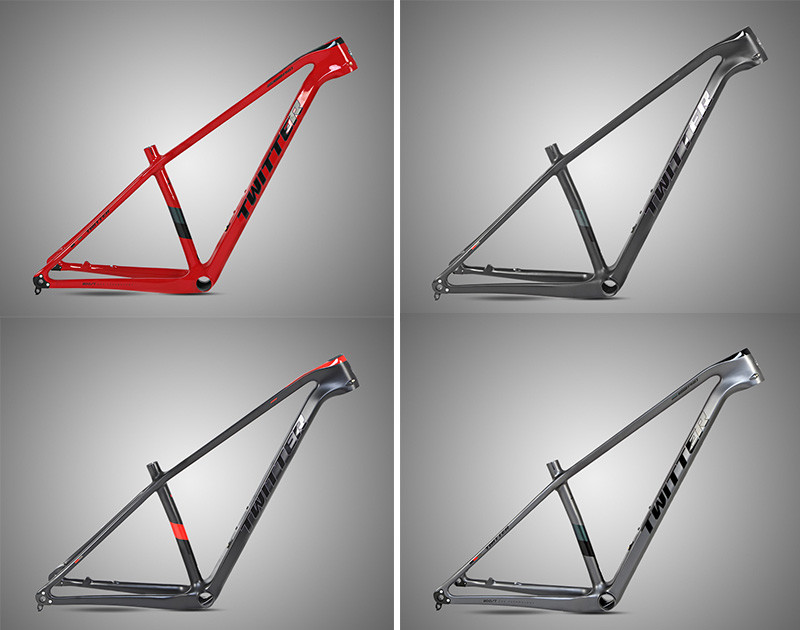 148mm Thru Axle Carbon Fiber MTB Frame WARRIOR Pro For Bike