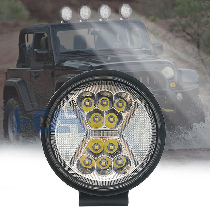 Aluminium SUV 4 Inch Led Tractor Lights Super Brightness 4 Inch Work Lights