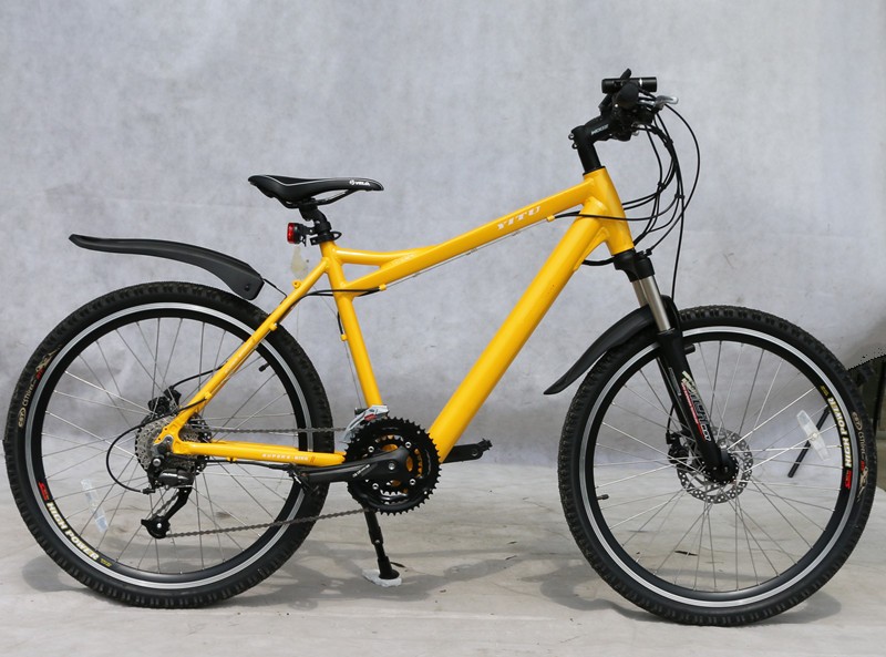 Blue Electric Bike 21 Speed With Hidden Battery 36V 250W / 350W Motor Power