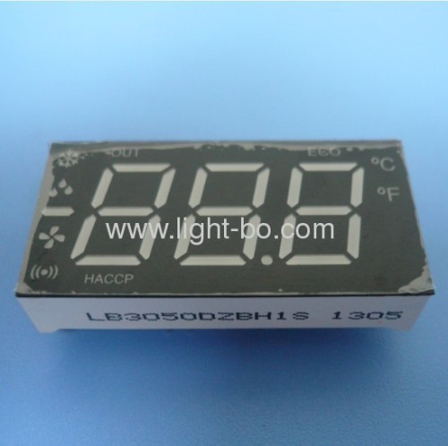 Ultra White/Red 0.50-inch 3 1/2 digit led seven segment air conditioner displays