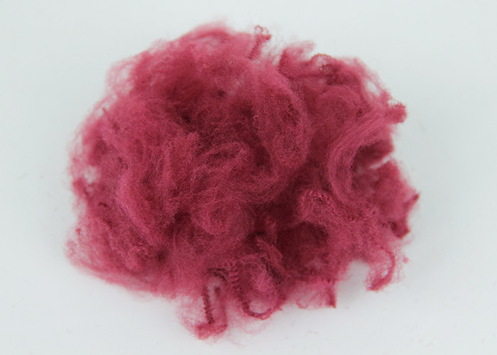 Colorful Dope Dyed PSF Polyester Staple Fiber Anti - Distortion For Geotextile