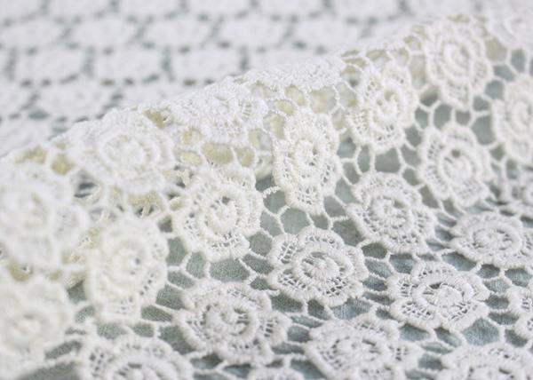 Cotton Dying Lace Fabric Guipure French Venice Lace Wedding Dress Fabric