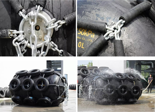 ISO17357-1:2014 Pneumatic Rubber Fender 3300*6500MM CTN Type