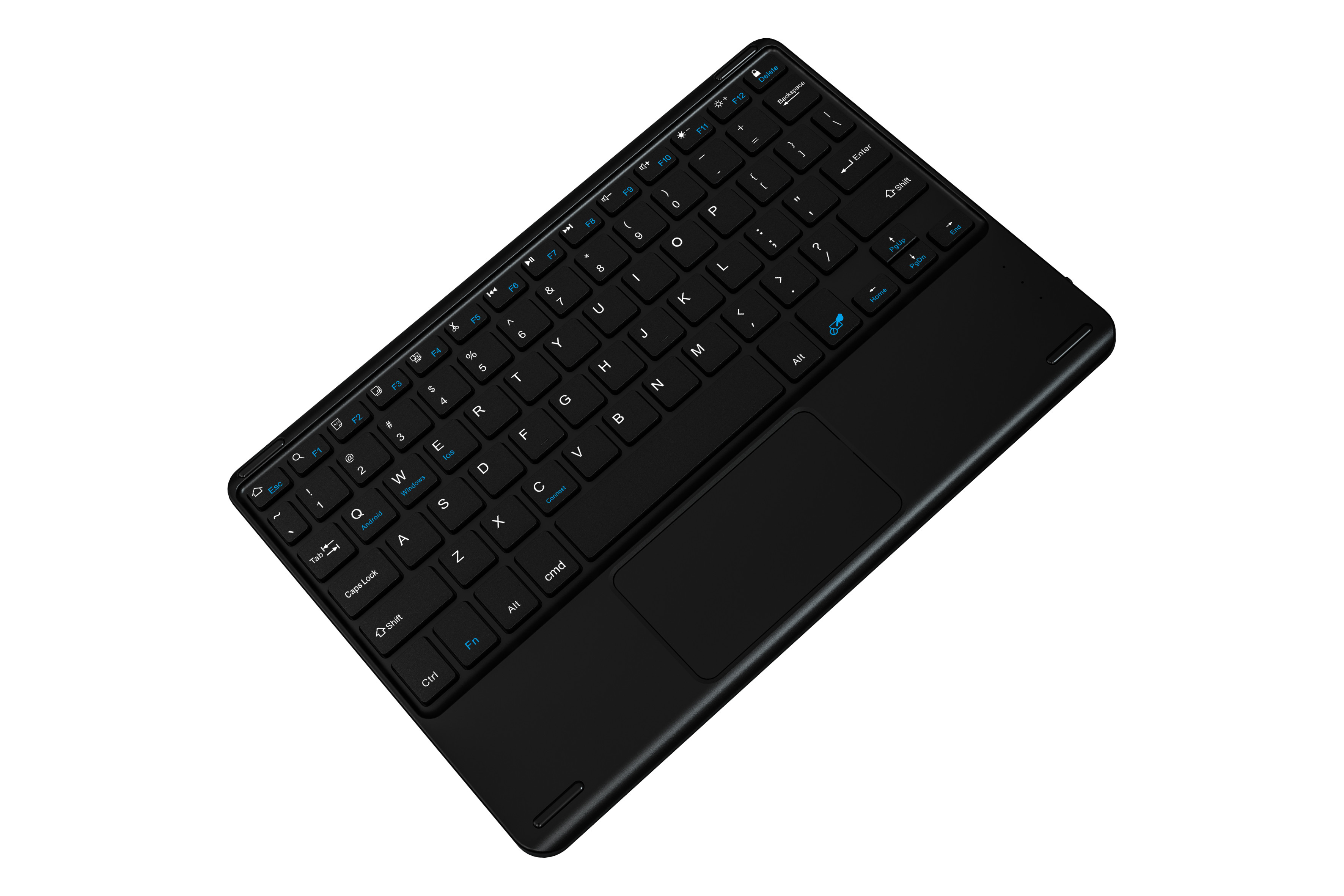 78-key Portable Bluetooth Keyboard With ABS Material And Touchpad For Office And Entertainment