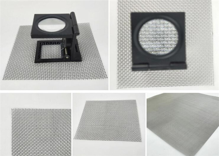 Twilled Dutch Weave 1 Micron Stainless Steel Mesh 1500mm Width Customized