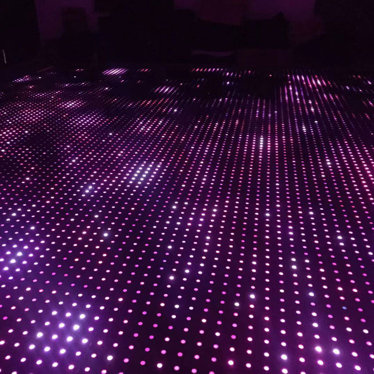 Colorful LED Video Dance Floor Tiles for Stage Disco DJ KTV Night Event IP55 60*60*6cm