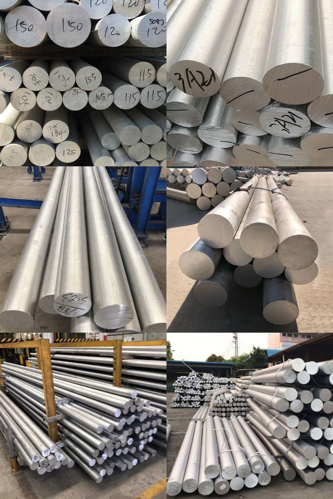 Hot Selling Aluminum Bar 5050 5052 5056 5083 6061 6063 7050 7072 7075 Aluminium Round/Square Bar
