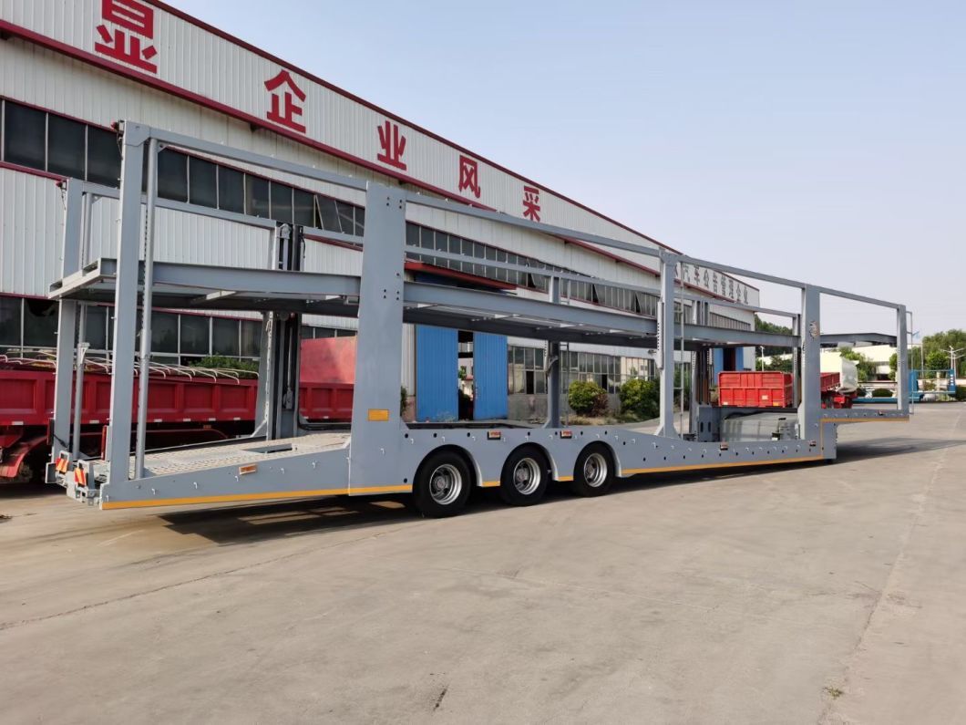High Quality 3 Axle Transport8 Units Car Carrier Trailer Truck