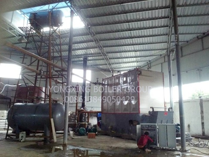 Vertical Thermal Oil Boiler 950kw Thermal Fluid Heating System Constant Temperature