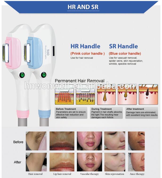 Super Quality Unique SHR IPL+Yag Laser+Fractional RF 4 in1 best beauty equipment