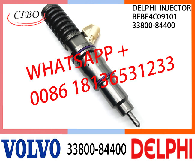 33800-84400 BEBE4C09101 Common Rail Fuel Diesel Injector 33800-84400 BEBE4C09101 E1 for HYUNDAI E1