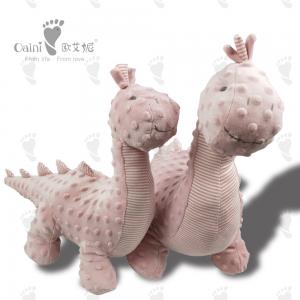 China 39 X 47cm Cuddle Cartoon Plush Toy Cuddle Stuffed Pink Dinosaur Soft Toy on sale