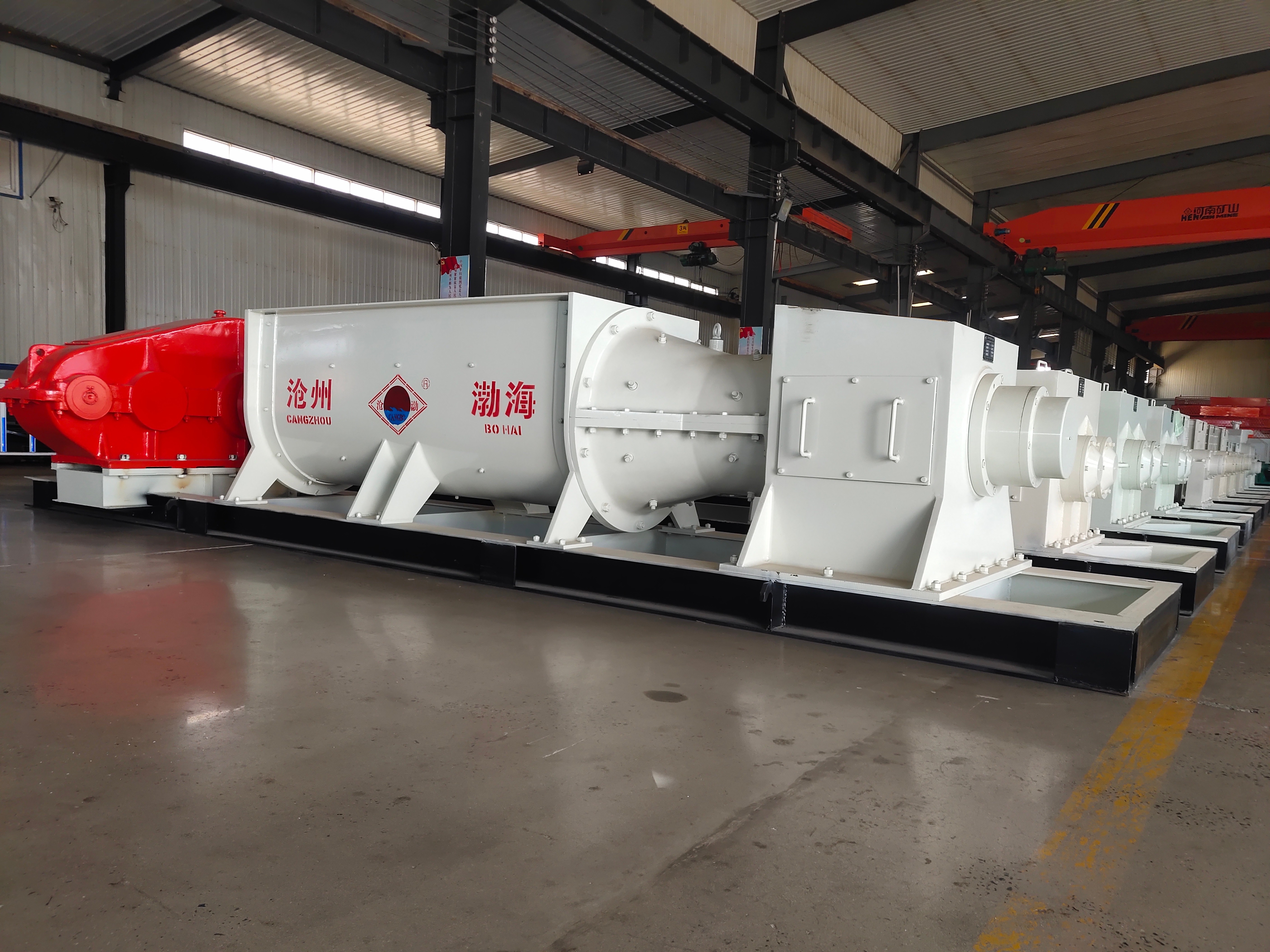 JKW-400 Double Shaft Mixer Wall Non Sticky Brick Extruder Machine