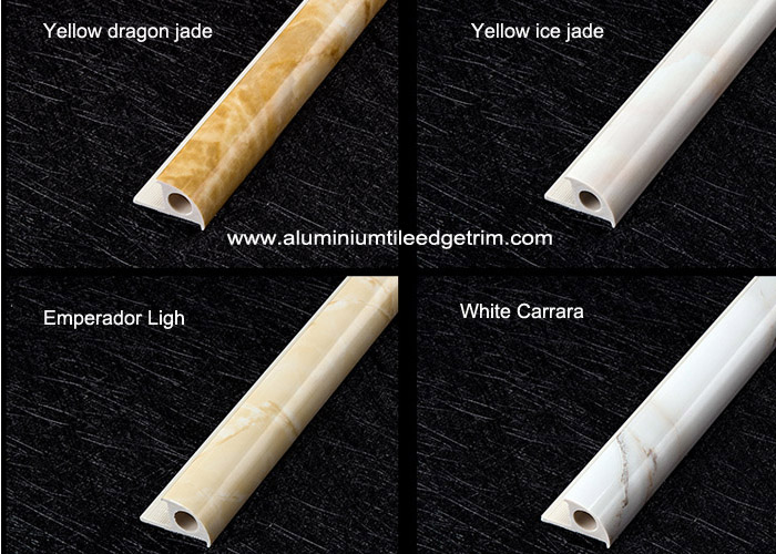 marble color bullnose tile trim