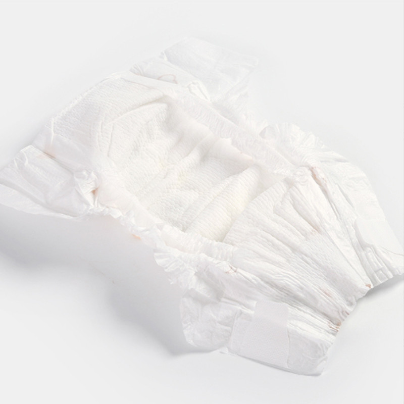 Heeppo Manufacture Wholesale Newborn White Cotton Biodegradable Soft Grade A Cloth Like FilmBaby Disposable Diaper