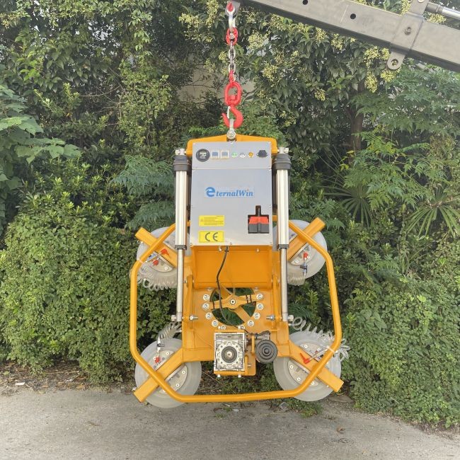 400kg Electric Vacuum Glass Lifter With 360° Rotation & 90° Flip For Lifting