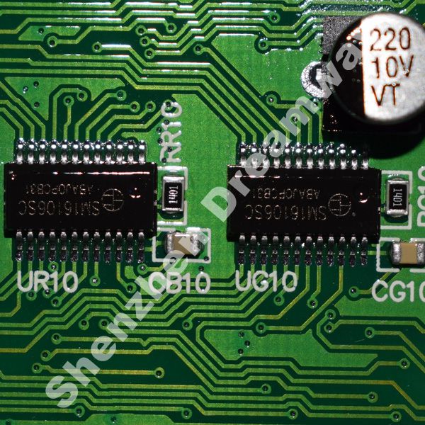 7000 CD/m2 P6 Outdoor LED Module with 1/4 Scan Nationstar SMD2727 LED