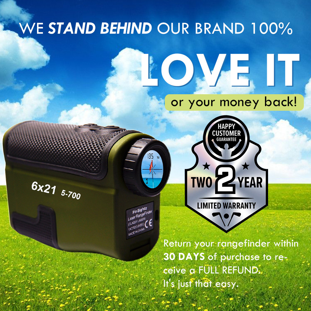 Bow Hunting Laser Golf Range Finder 6X21 With Accurate Slope Function Pin Seeker