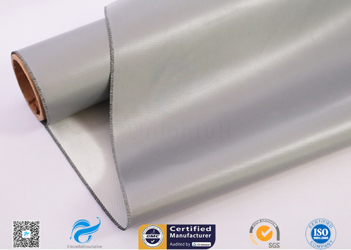 Electrical Insulation Durable Silicone Coated Fiberglass Fabric Satin Weave