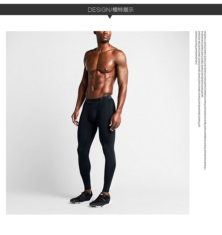 2021 Sports men casual fitness pants men's basketball tights c bottoms skinny sweatpants trousers black gyms jogger track pant