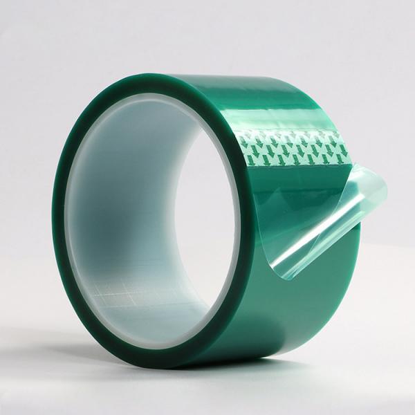 Quality High Temperature PET Green Masking Adhesive Tape for PCB Solder Plating for sale