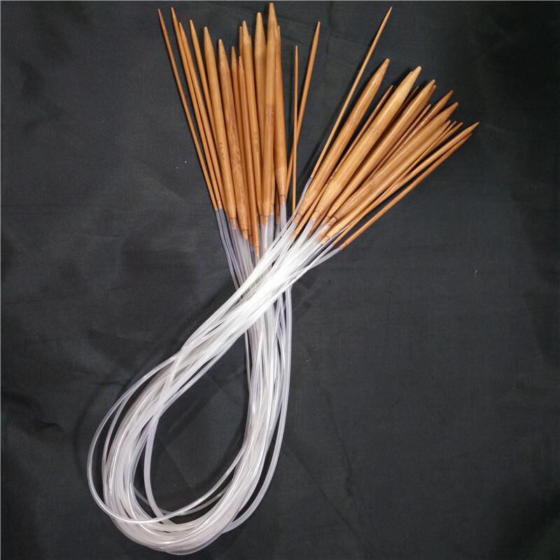 Wooden Crochet Hooks Ergonomic Crochet Hook Set 8 Pieces Inline Crochet Hooks Bamboo Crochet Kit For Beginner