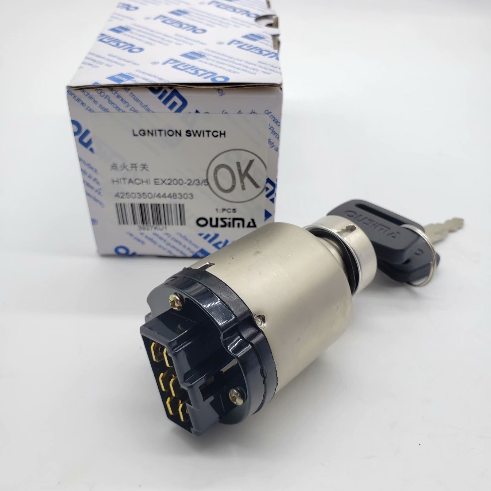 4250350 4448303 Excavator Ignition Switch For EX200-3 EX120-2 EX120-3 EX110-5
