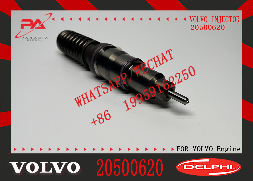 Diesel Fuel Injector 20500620 for Volvo BEBE4C03001 BEBE4C03101 Excavator EC460B EC360B Engine D12D
