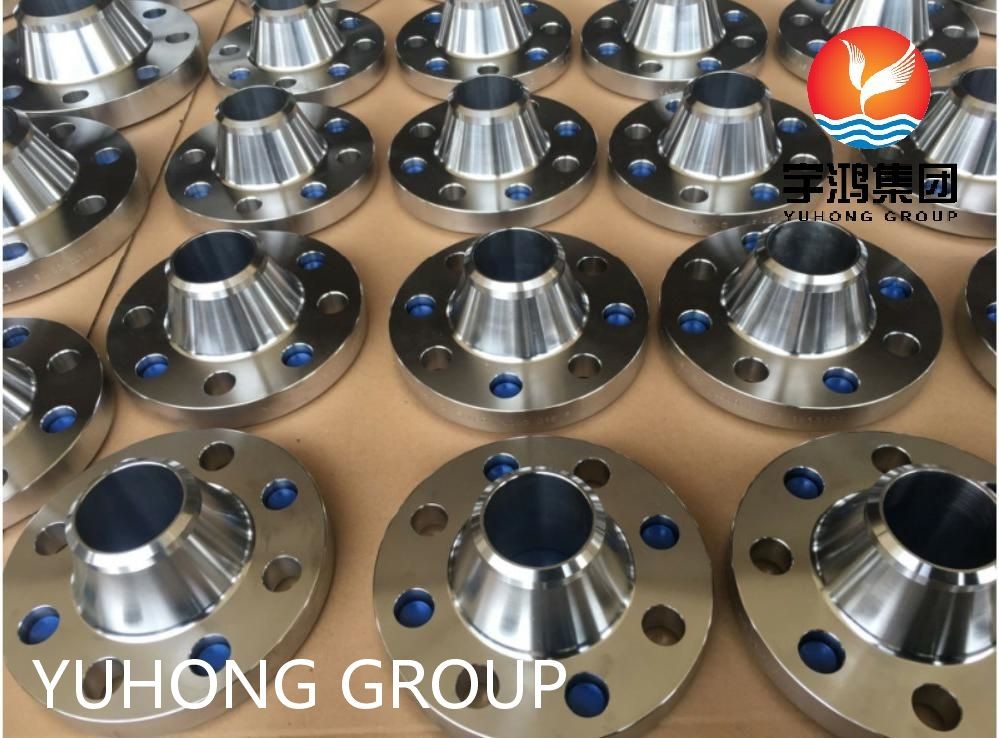 ASTM B151 C70600 Copper Nickel Alloy Forged Flange SCH80 CL150 Weld Neck Rised Face B16.5