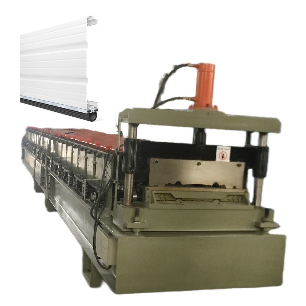 Width Adjustable Galvanized Steel Garage Door Roll Forming Machine Door Panel Making Machine 0.5-1.0mm Thickness