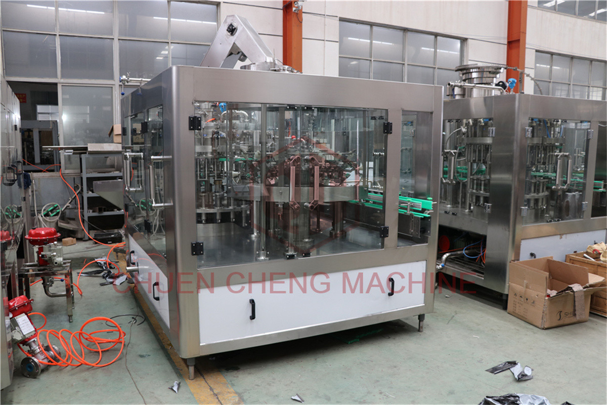 Aluminum Aseptic Beer Bottle Filling Machine Integrate Three Parts In One Unit​