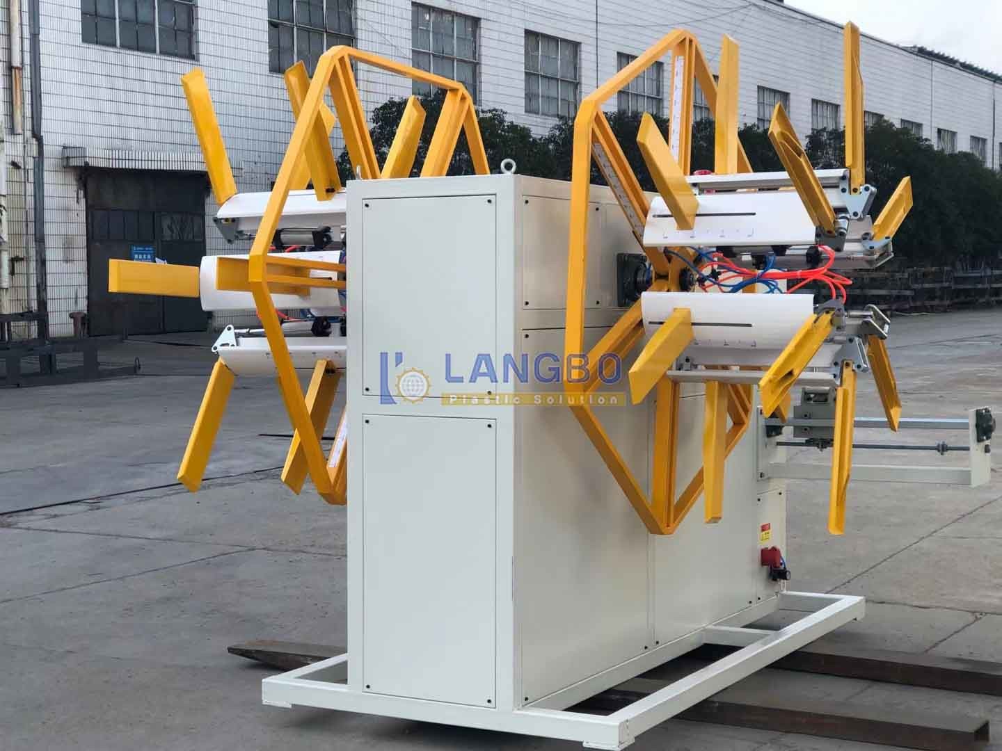 16-110mm Plastic HDPE PE Pipe Corrugated Pipe Winder Coiler Winding Machine