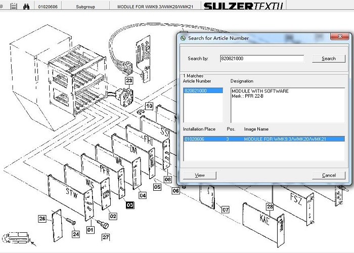 Module With Software Electronic Spare Parts / Looms Machine Spare Parts P7100