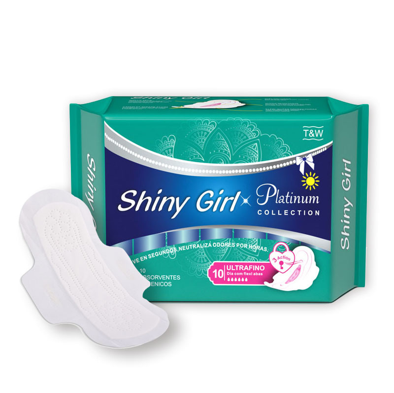 Menstrual Bamboo Sanitary Napkins Pads Day Use Disposable 245mm For Women