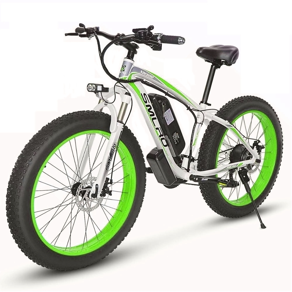 1000W Motor 13AH Lithium Battery Electric Bike SMLRO XDC600 26x4.0 inch Fat Tire E-Bike Drop Shipping Available