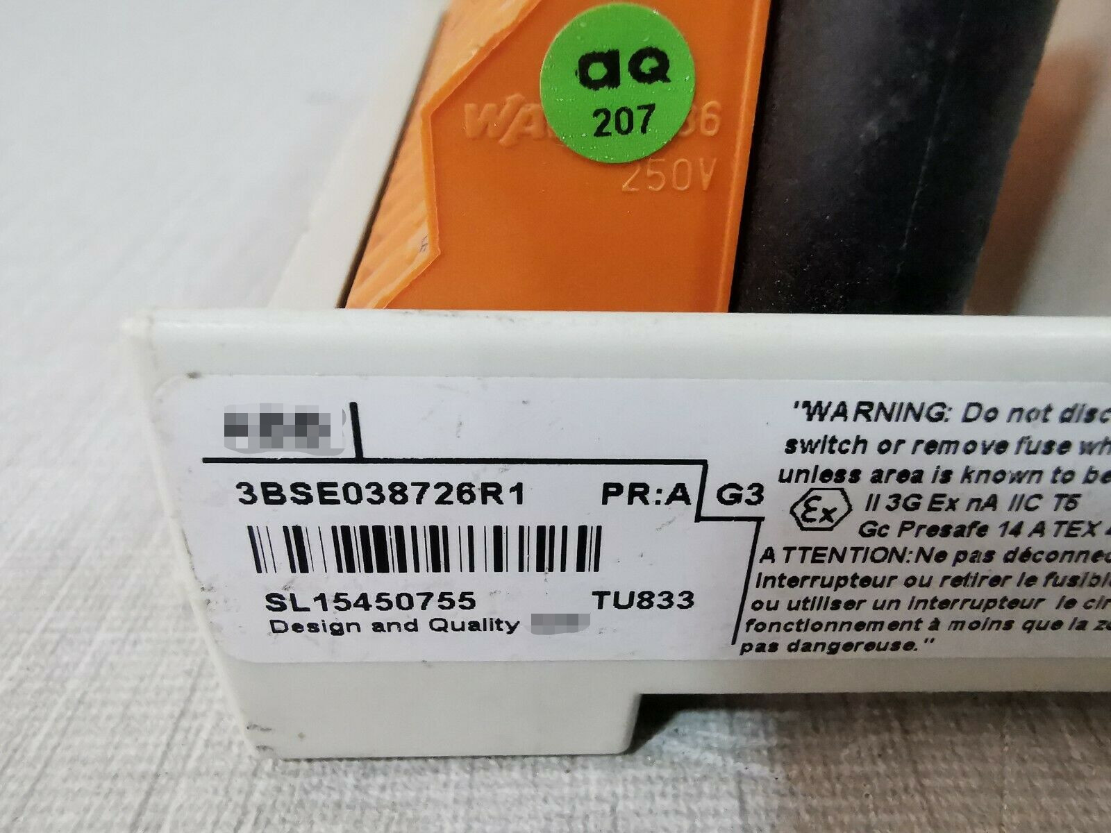 ABB TU833 3BSE038726R1 IO Module 100% New Original 2x16 signal terminals