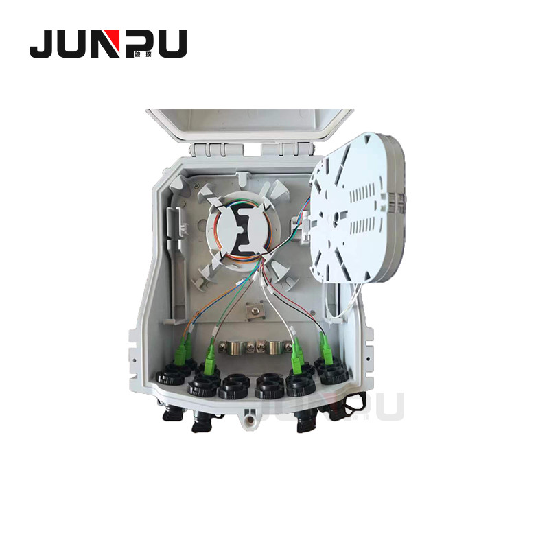 FTTH Box 8 Core Fiber Optic Distribution IP65 ABS Box With Wall/Pole Method