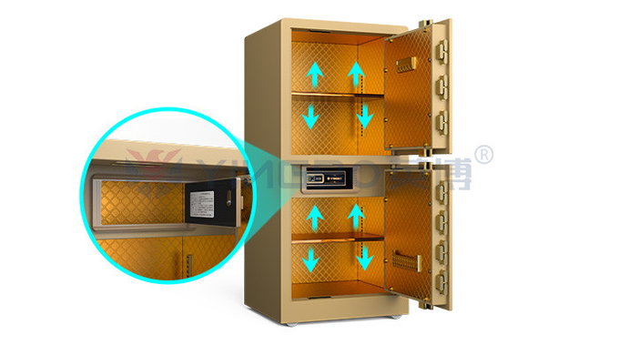 Digital Fingerprint Lock Large Safe Box For Security Gold High End Home Safes