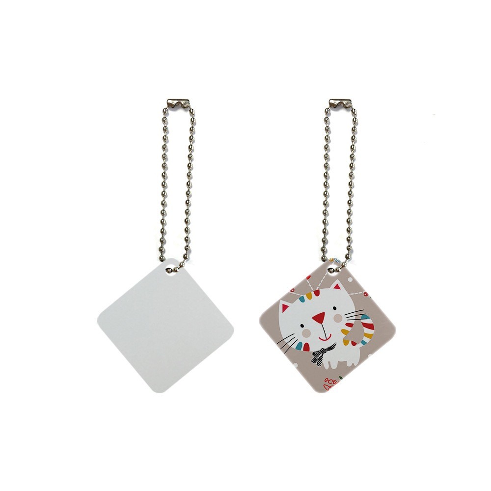 Cute Cartoon Pendant Creative Dog Tag Sublimation Blanks Custom Sublimation Blank