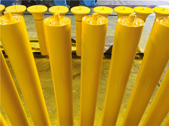Heavy Duty High Precision Conveyor Steel Roller 50mm dia With Bearing